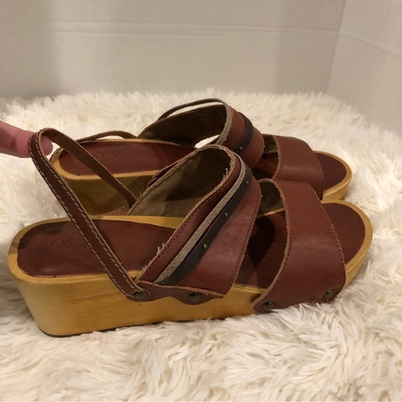 Olukai Kamola wooden clog sandal - Picture 1 of 12